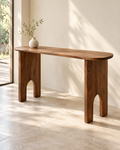 Mehraab console design visualisation; proposed design, not a photograph of a finished product. Styling accessories are not included.